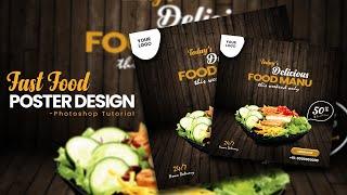 Design Fast Food Poster / Banner in Photoshop | Photoshop Tutorial