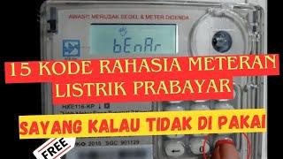 15 Kode Rahasia Meteran Listrik PraBayar √ Rugi kalau tidak di gunakan √