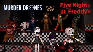 Murder Drones vs Five Nights At Freddy's - Night 1