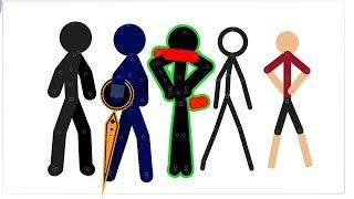 Fighting Stickfigures Animation By Dfaultz
