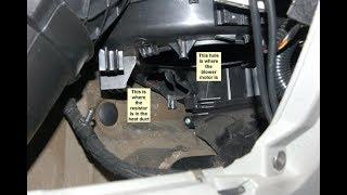 Renault Master blower resistor location / Renault blower not working