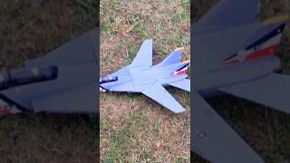 F-14 Tomcat twin edf Jet wings out launch mode  #rc #shorts