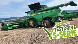  Testdrive mit neuer S-Serie von John Deere!!