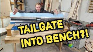 Making a Tailgate bench "woodworking"