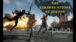 Как удалить игрока из друзей в пабг / How to remove a player from friends In pubg mobile / Iphone 6s