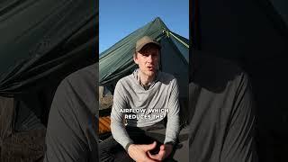 3 Tips to reduce condensation in your tent #hiking #shorts #outdoors