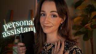 ASMR Roleplay | Your Celebrity Assistant Plans Your Day  (personal attention, typing, whispers)