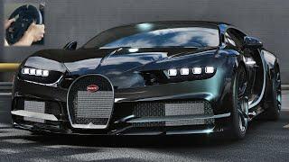 Bugatti Chiron Black Edition / Assetto Corsa / Steering Wheel Gameplay