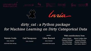 dirty_cat : a Python package for Machine Learning on Dirty Categorical Data