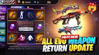 All Evo Gun Return Event Free Fire || New Event Free Fire Bangladesh Server || Free Fire New Event