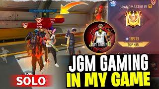 JGM GAMING IN MY GAME ||  grandmaster pushing top 1 || season 35