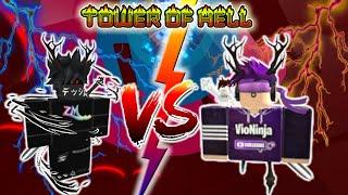 1v1 RACE with VioNinja | TOWER OF HELL  | ROBLOX