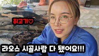 한국 사위 온다고 비싼 라오스 버팔로 잡는 엄마!