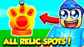 ALL 50 SECRET RELIC LOCATIONS IN PETS GO!