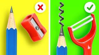 IDE PERLENGKAPAN SEKOLAH DIY YANG SERU || Kiat DIY Keren dan Berguna oleh 123 GO Like!