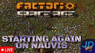  Live ️ *SPOILER FREE* Starting again on Nauvis ️ Factorio 2.0 Live Stream 1 Lets Play, Tutorial