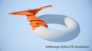 Softimage Syflex ICE complex simulation