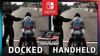 TT Isle of Man | Docked & Handheld | Graphics Comparison & Frame Rate TEST on Switch