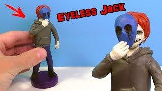 Лепим Безглазого Джека из Крипипасты | Eyeless Jack from clay