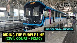 Pune Metro Vlog 294 - Riding The Line 1 (CIVIL COURT - PCMC)