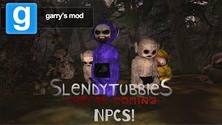 Gmod Mod Reviews: Slendytubbies They're Coming NPC's!