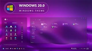 Windows 20 Style Theme | New Explorer | New Icons | New Start Menu & Taskbar