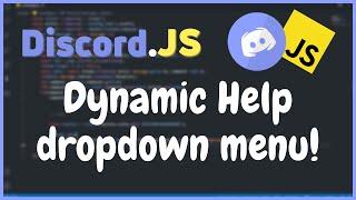 Automatic Help Command with Dropdown Selections | discord.js tutorials!