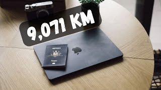 I travelled 9071km with Macbook Air M2 - Real use review