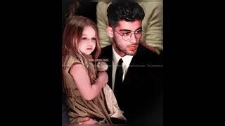 Zayn malik with his cute daughter #shorts #zaynmalik #khaimalik #gigihadid #foryou