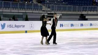 2015 ISU Junior Grand Prix Bratislava Short Dance   UKR 14 Anastasia TKACHEVA / Vadim DAVIDOVICH