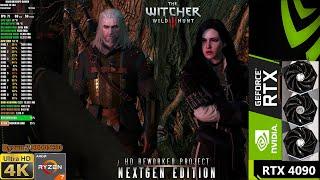 The Witcher 3 HD Reworked Project NextGen Edition, Ultra Ray Tracing DLSS 4K |RTX 4090 | R7 9800X3D