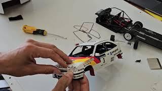 HOW TO DISASSEMBLY OTTO Mobile miniature OPEL Kadett GSi 1:18 scale Model Metalowy