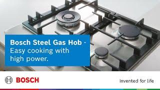 Bosch Series 6 Gas Hob 60cm: Stylish, Powerful, & Easy to Clean | Bosch Home Singapore