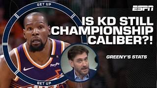 MAKING THE CASE FOR KEVIN DURANT  Greeny LAYS OUT THE STATS on KD's championship status  | Get Up
