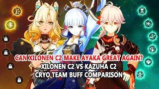 Can Xilonen C2 Make Ayaka Great Again? - Xilonen C2 vs Kazuha C2 Cryo Team Buff Comparison