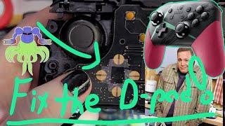 Switch Pro Controller Directional pad fix no more Extra or missed Inputs! D-pad mod