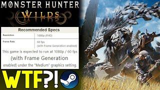 These PC System Requirements Are ABSOLUTELY INSANE - Monster Hunter Wilds FULL PC Requirements