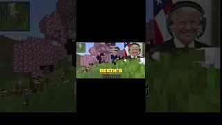 Donald trump VS Joe biden epic fight || minecraft