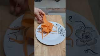 How to carve fruit very fast and surprise part 163 #arts #fruit #shorts