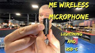 ME USB C and Lightning Lav Microphone