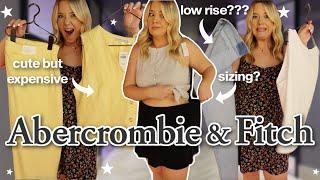 inside the fitting room at ABERCROMBIE! (what's new for summer 2024)