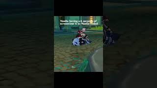 noelle screentime #genshinimpact #genshin #shorts #noelle #mona #jean #dahlia #skirk