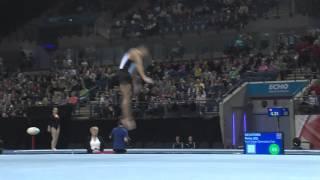 REISS BECKFORD - BRONZE - FLOOR - APPARATUS FINAL 2014 BRITISH - MASTERS