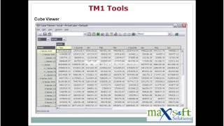 COGNOS TM1 ARCHITECTURE Online Training | TM1 Overview - maxsoftsolutions