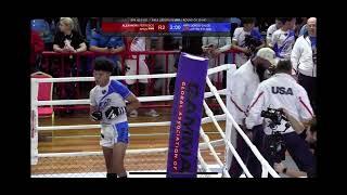 GAMMA U18 Youth MMA World Championships 2023. Caleb Arredondo (USA) vs Petrescu Alexandru (Spain)