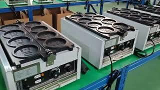 Gold Coin Waffle Machine Factory Accept Custom