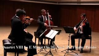 The Miró Quartet Plays Beethoven's Razumovsky Quartets