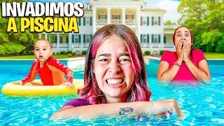 1NVADIMOS A PISCINA DA EMILLYVICK *ela brigou ?