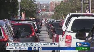 Border wait times more than double the norm in El Paso