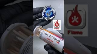 Does Fake Beyblade X Contain LEAD? Flame Brand Version #shorts